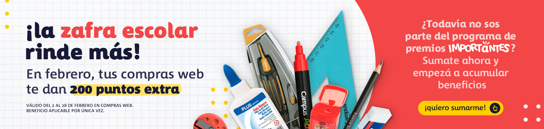 Zafra Escolar – IMPORTANTES