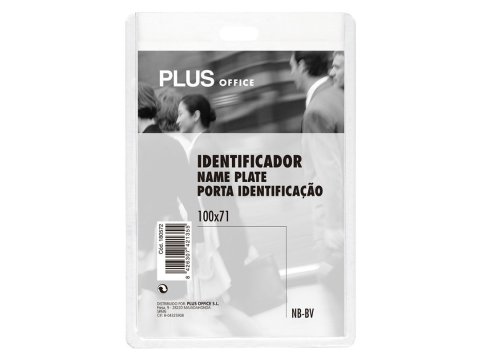 Identificador rígido posición vertical 7,1 X 10,1 cm Paquete x 50