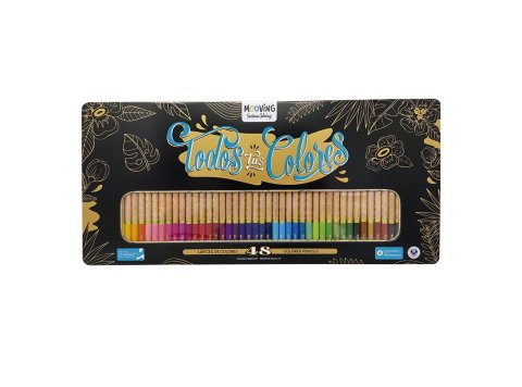 Lapices de colores Mooving 48 unidades