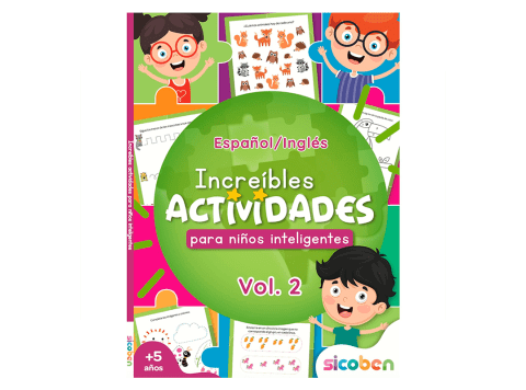 Libro "Increíble actividades para niños inteligentes - Vol. 2" Sicoben