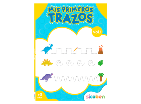 Libro "Mis primeros trazos Vol. 1" Sicoben