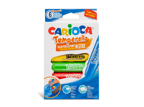 Témperas Carioca Temperello 6 colores básicos