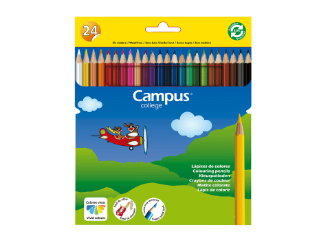 Lápices de colores Campus 24 colores