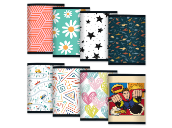 Cuaderno Campus tapa flexible liso engrampado 96 hojas Caja master x 80 unidades