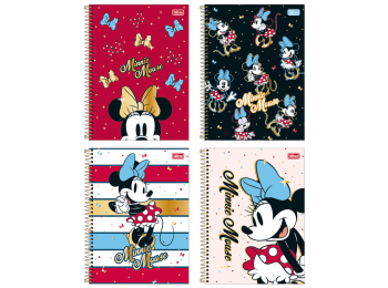 Cuadernola Tilibra Minnie Mouse Tapa dura con espiral 20 x 27,5 cm 80 hojas