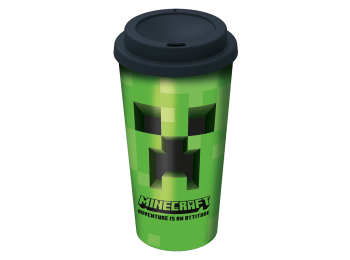 Vaso térmico de polipropileno Minecraft 520 ml