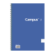 Cuaderno Campus University Tapa flexible rayado A5 con espiral 80 hojas 60 grs Paquete x 6