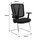 Silla de escritorio fija